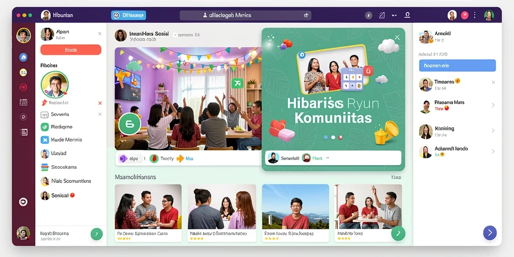 Karakter avatar yang bisa disesuaikan dengan kostum unik.