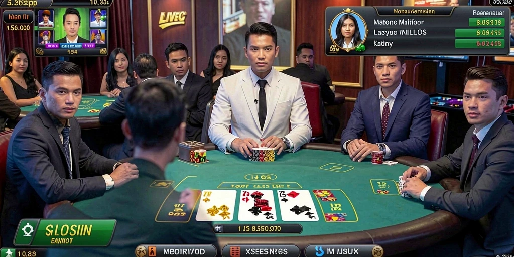 Fitur live chat untuk berinteraksi dengan sesama pemain.